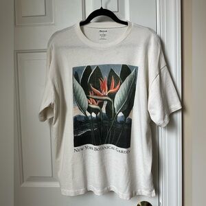 Madewell x NYBG Cream Botanical Graphic T-Shirt